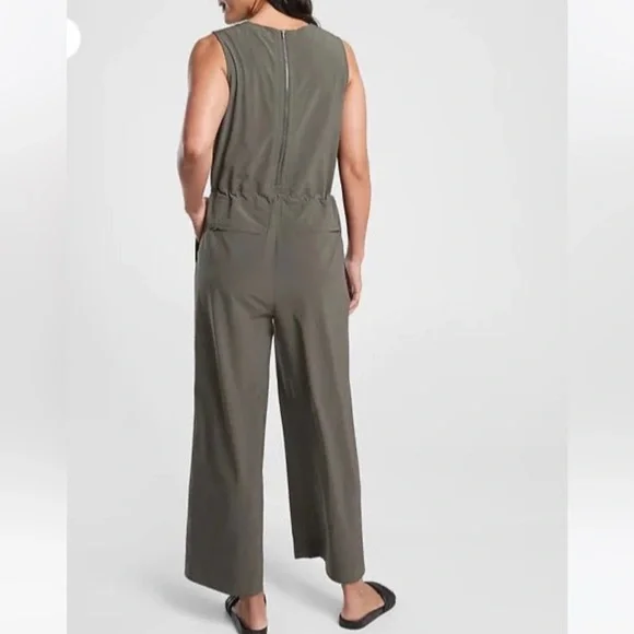 ATHLETA Topanga Jumpsuit, Mountain Olive - Picture 2 of 9